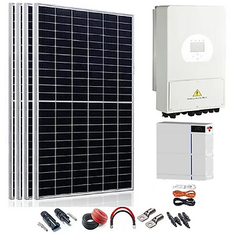 Solar Kit 48v 5000w DEYE Inverter Lithium Baterry 10KWH