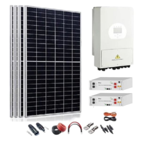 Solar Kit 48v 5000w DEYE Inverter Lithium Baterry SE-G5.1 Pro-B 10KWH